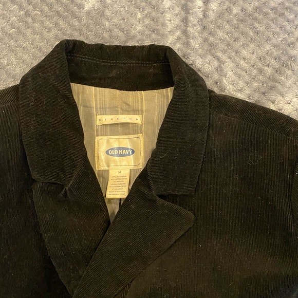 GC Black corduroy strech blazer jacket szM - Picture 4 of 9